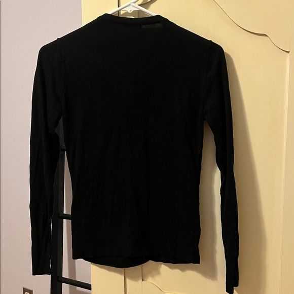 Merona Black Lace Overlay rayon Cardigan - Picture 6 of 6